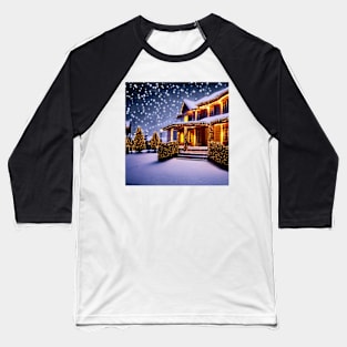 Christmas House Baseball T-Shirt